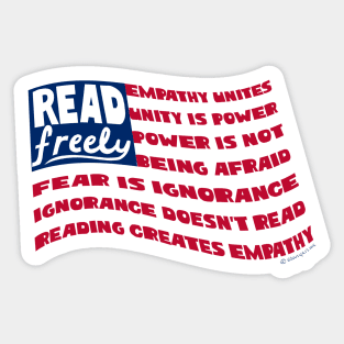Read Freely Sticker
